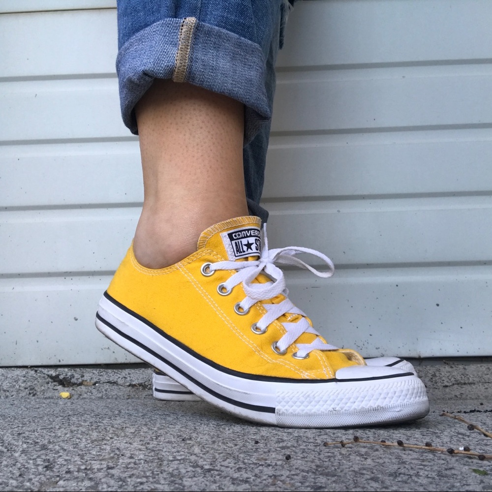 Yellow converse